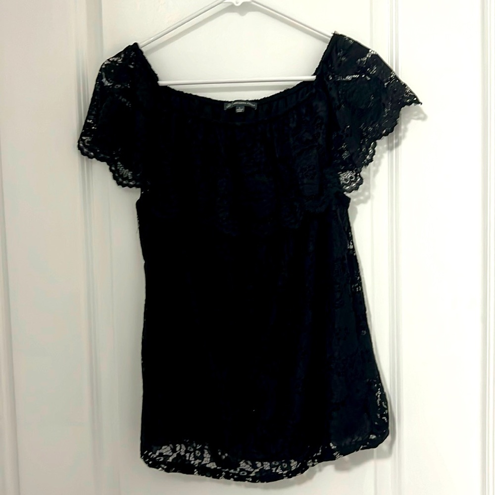 Adrianna Papell lace shirt (off shoulder or tank style)